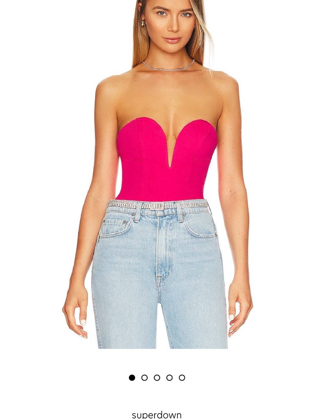 Superdown. Gianna sweetheart bodysuit
